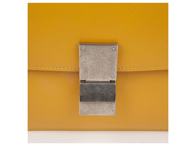 Classic Box Céline Klassische Box Medium Schultertasche Gelb - Ansicht 3