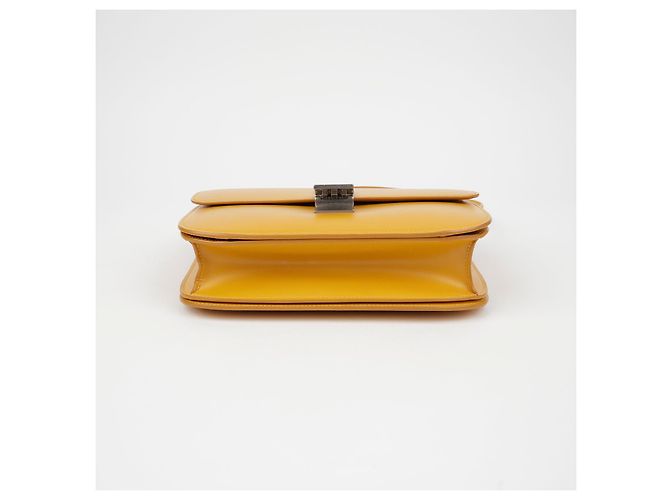 Classic Box Céline Klassische Box Medium Schultertasche Gelb - Ansicht 8