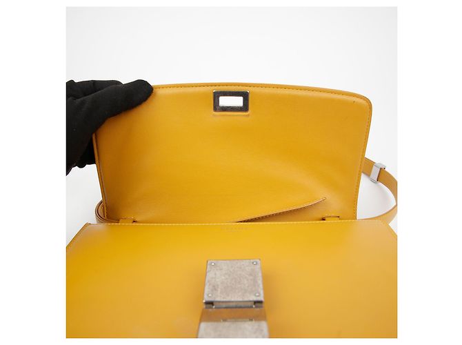 Classic Box Céline Klassische Box Medium Schultertasche Gelb - Ansicht 9
