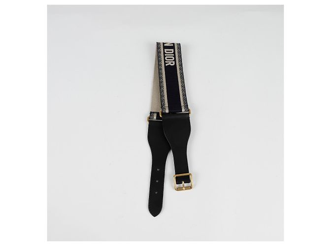 Dior Embroidered Logo Belt Size - view 10