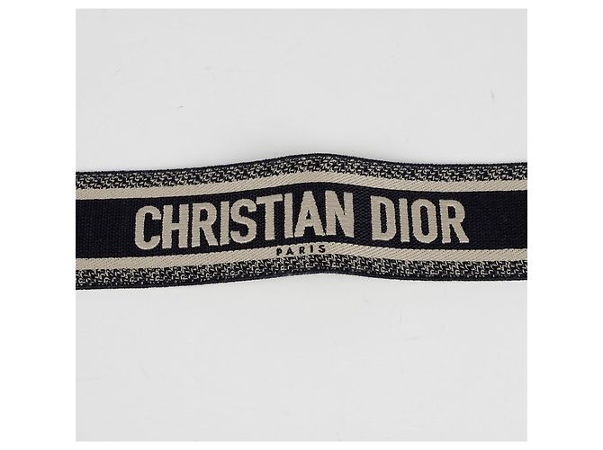 Dior Embroidered Logo Belt Size - view 2