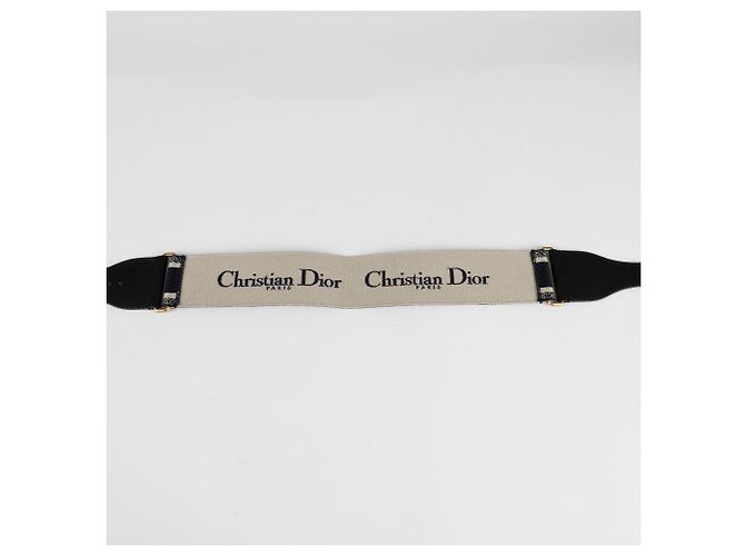 Dior Embroidered Logo Belt Size - view 5