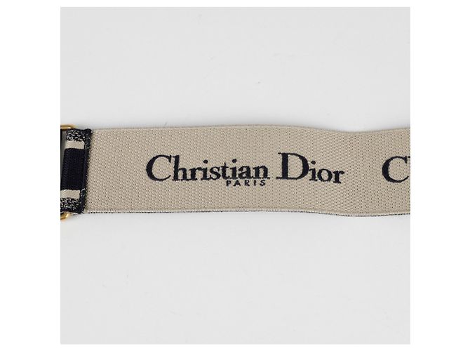 Dior Embroidered Logo Belt Size - view 6