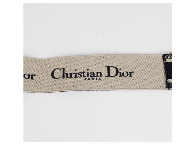 Dior Embroidered Logo Belt Size - view 7