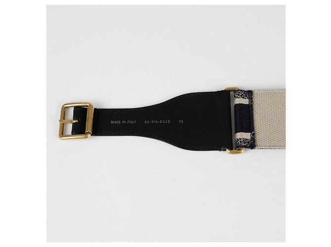 Dior Embroidered Logo Belt Size - view 8