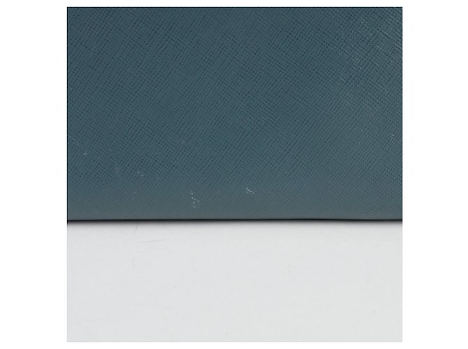 Saffiano Prada Portafoglio Lungo Blu - vista 5
