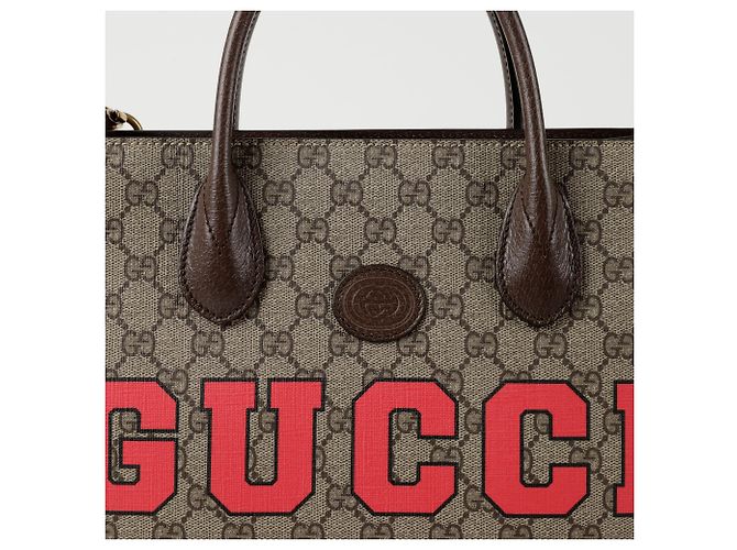 Gucci Kleine Schultertasche mit Flechtmuster Braun - view 2