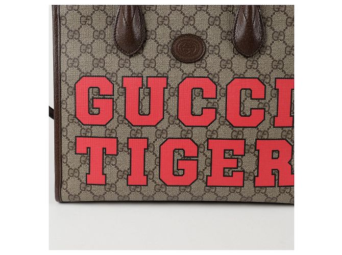 Gucci Kleine Schultertasche mit Flechtmuster Braun - view 3