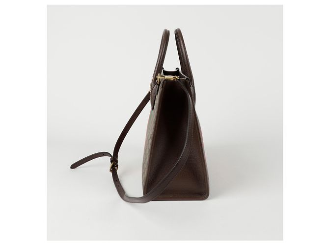 Gucci Kleine Schultertasche mit Flechtmuster Braun - view 7