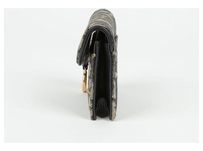 Saddle Dior Schräger Klappkartenhalter Blau - Ansicht 5