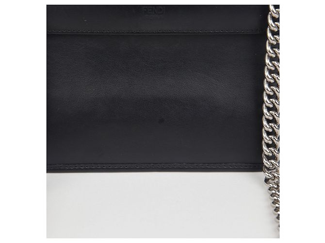 Fendi Borsa a tracolla Kan Eye Small Nero - vista 5
