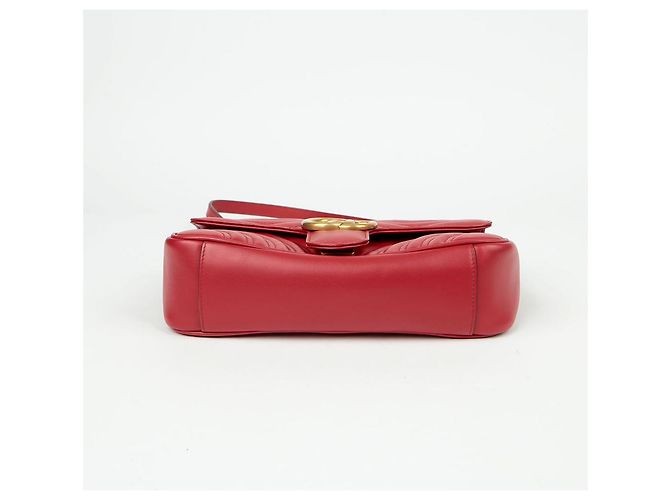 Gucci Borsa a spalla incrociata GG Marmont Small Rosso - vista 6