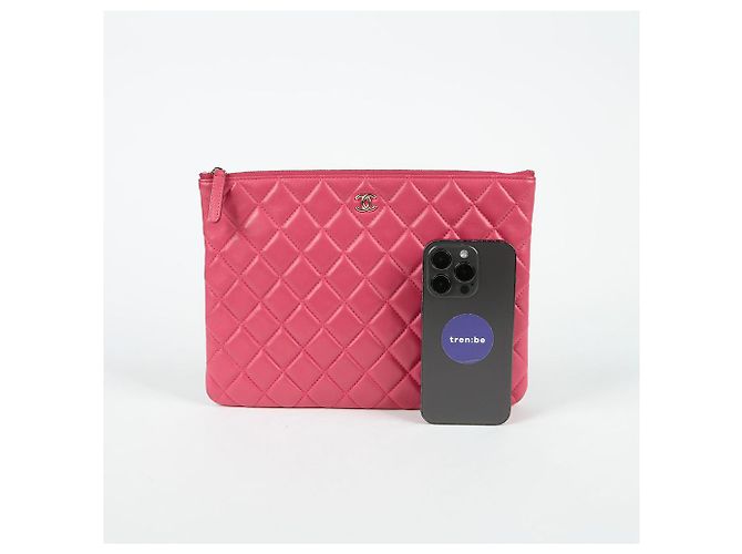Chanel Clutch Clásica New Medium Rosa - vista 11