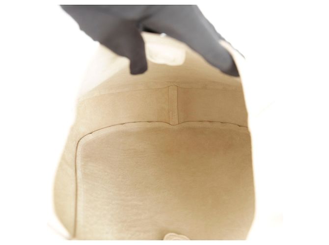Burberry Borsa a spalla media Chess Bianco - vista 10