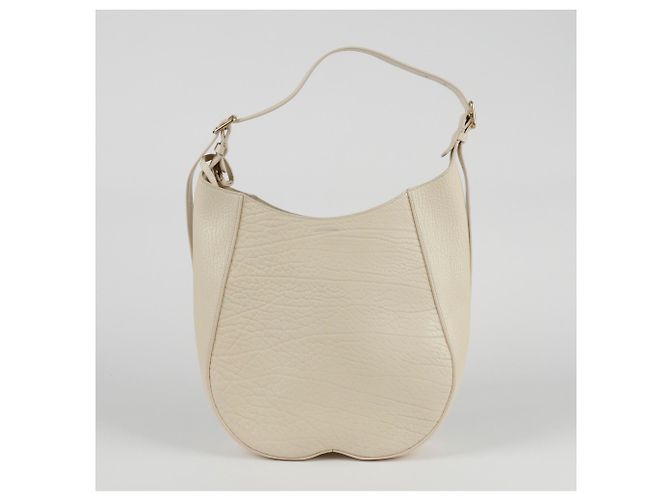 Burberry Borsa a spalla media Chess Bianco - vista 2