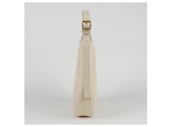 Burberry Borsa a spalla media Chess Bianco - vista 4
