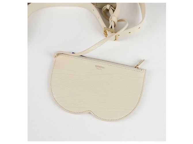 Burberry Borsa a spalla media Chess Bianco - vista 9