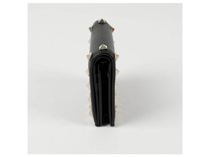 Valentino Cartera bi-fold Rockstud Negro - vista 2