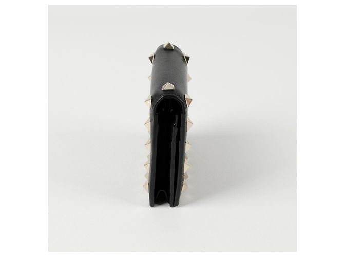 Valentino Cartera bi-fold Rockstud Negro - vista 4