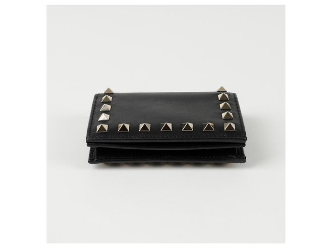 Valentino Cartera bi-fold Rockstud Negro - vista 5