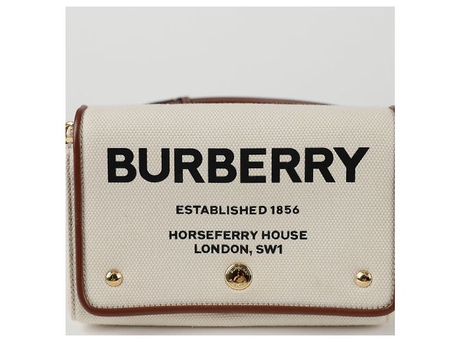 Burberry Borsa a tracolla Hawberry Bianco - vista 2