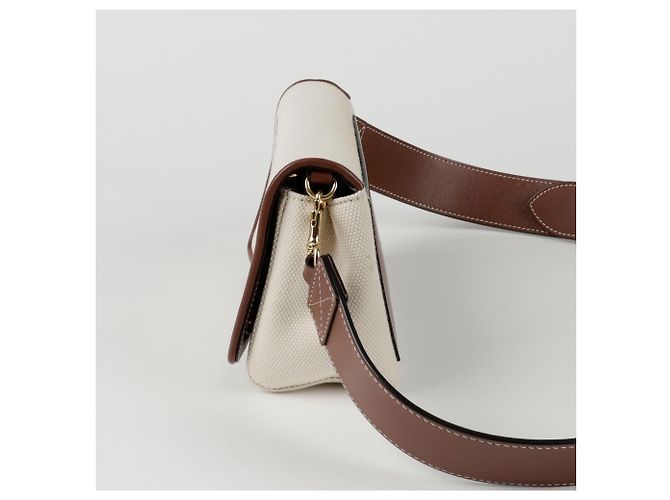 Burberry Borsa a tracolla Hawberry Bianco - vista 4