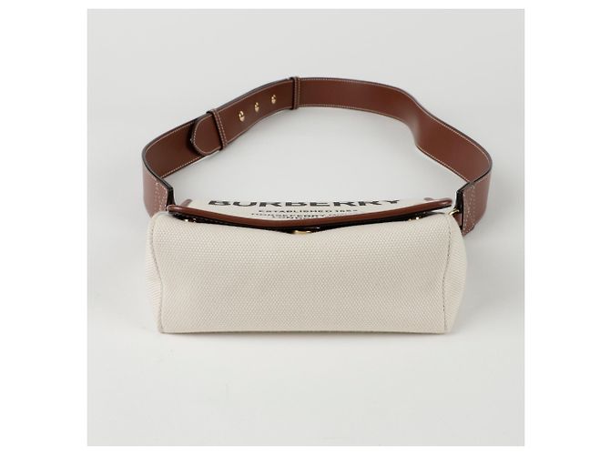Burberry Borsa a tracolla Hawberry Bianco - vista 8