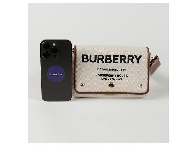 Burberry Borsa a tracolla Hawberry Bianco - vista 9