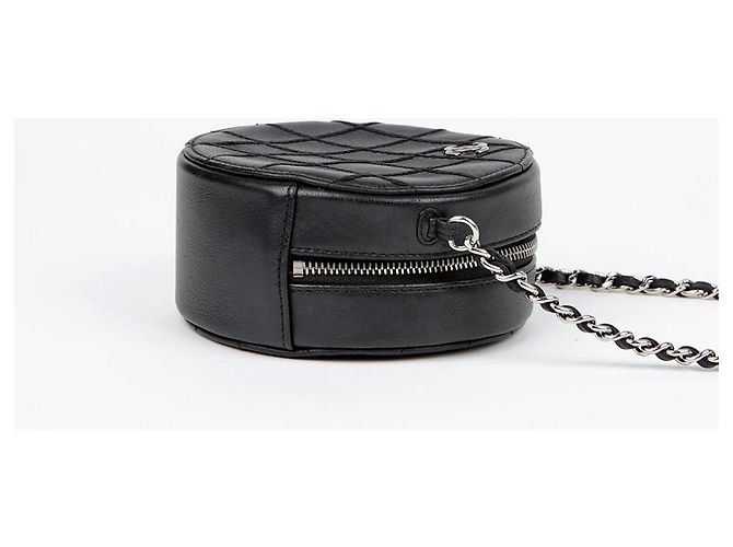 Chanel Borsa a tracolla con catena rotonda Wild Stitch Nero - vista 5