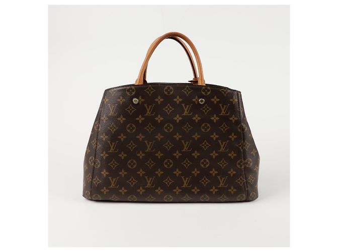 Louis Vuitton Borsa a Spalla Montaign GM Marrone - vista 4
