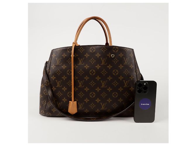 Louis Vuitton Borsa a Spalla Montaign GM Marrone - vista 8