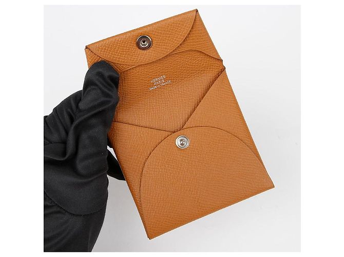Hermès Bastia Münzbörse Braun - Ansicht 5
