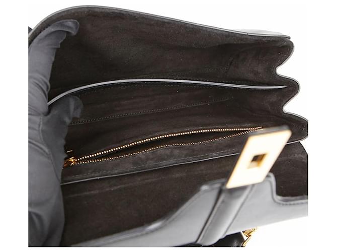 Céline Borsa a tracolla morbida Tin Nero - vista 11