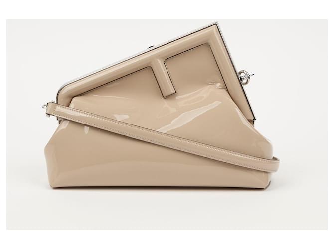 Fendi Prima borsa a spalla midi Marrone - vista 2