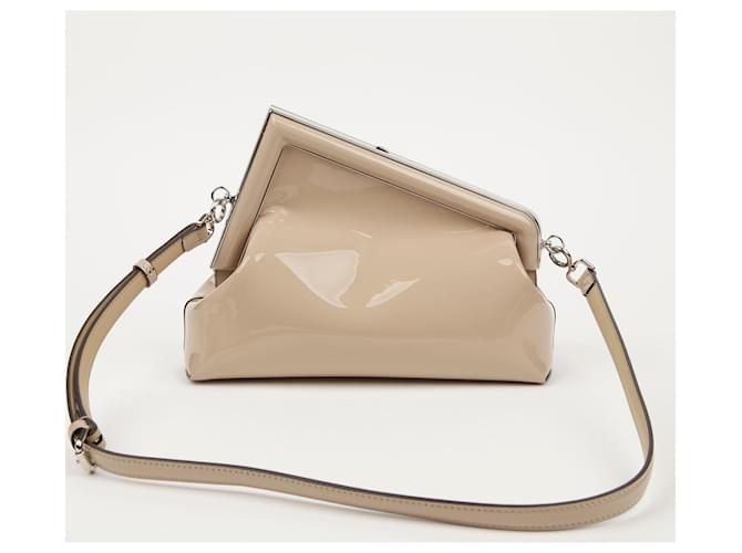 Fendi Prima borsa a spalla midi Marrone - vista 3