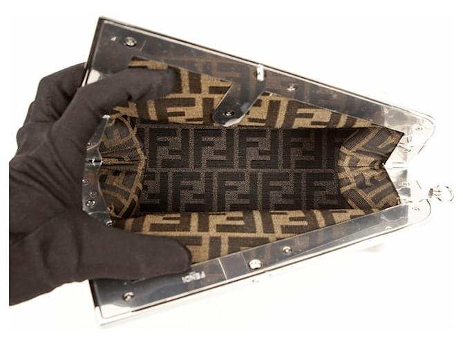 Fendi Prima borsa a spalla midi Marrone - vista 7