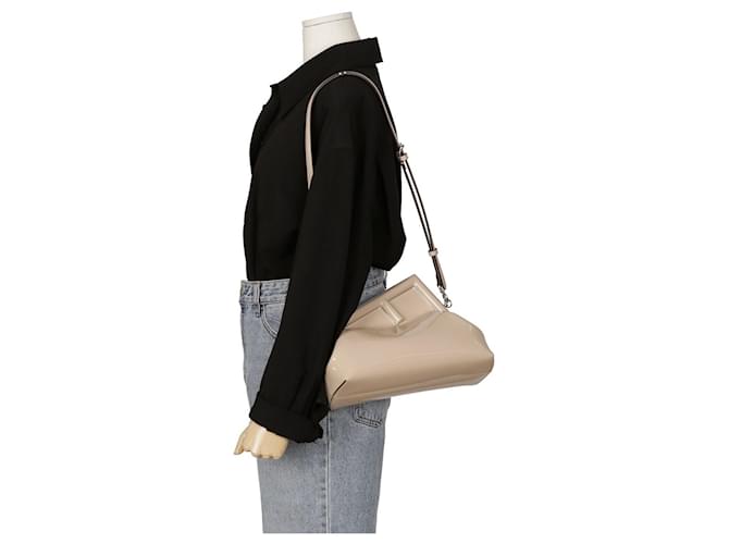 Fendi Prima borsa a spalla midi Marrone - vista 9