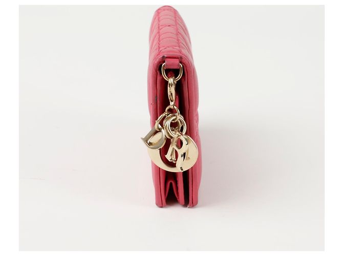 Dior Cartera Lady Flap Rosa - vista 2
