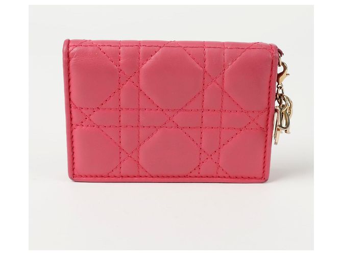 Dior Cartera Lady Flap Rosa - vista 3