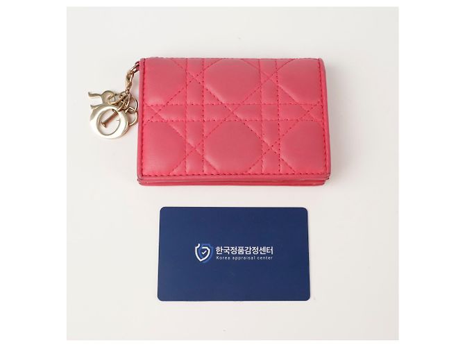 Dior Cartera Lady Flap Rosa - vista 8