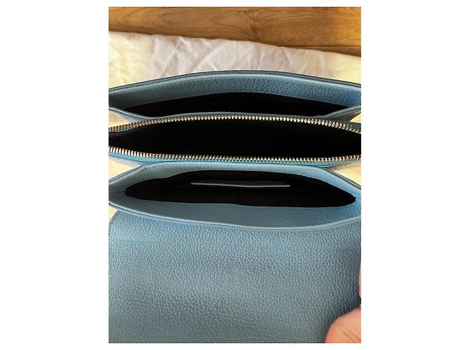 Balenciaga Il dieci cartella morbida Blu - vista 5