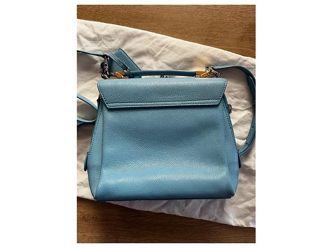 Balenciaga Il dieci cartella morbida Blu - vista 6