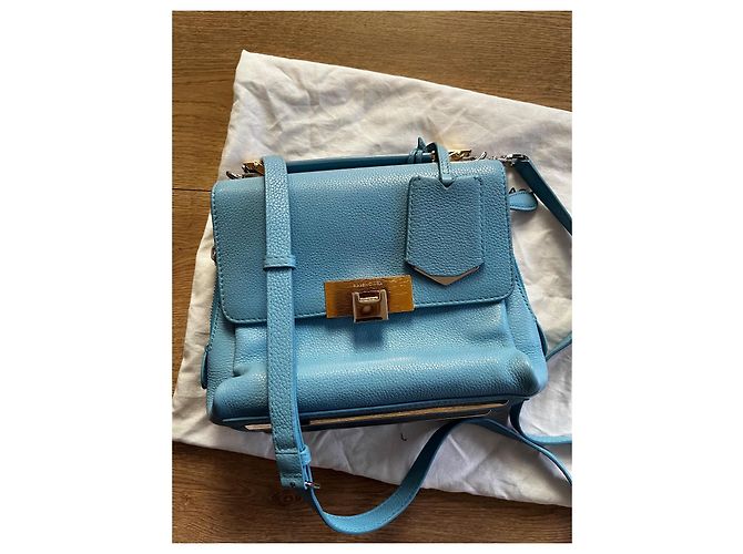 Balenciaga Il dieci cartella morbida Blu - vista 7