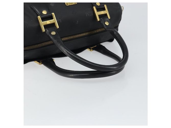 MCM Visetos logogramme Canvas and Leather Schwarz - Ansicht 7