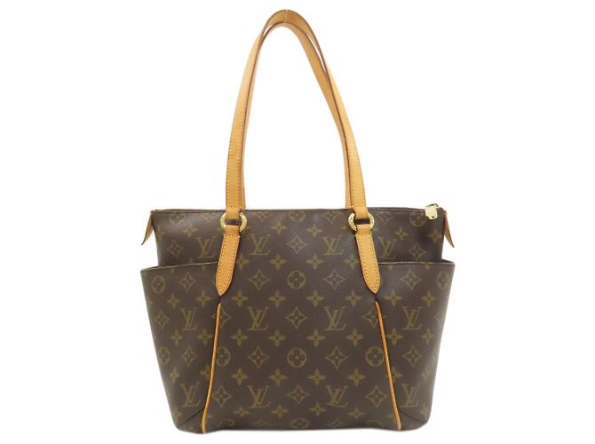 Borsa Tote Totally PM Louis Vuitton M56688 Marrone Monogramma - vista 2