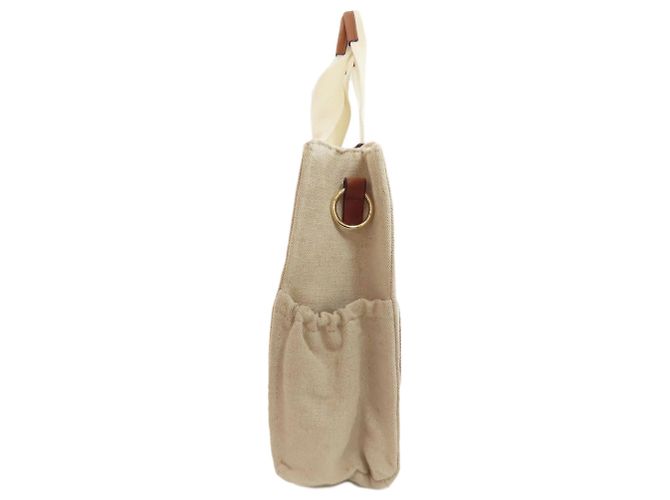 Chloé Muttertasche 2-Wege Tote Braun Beige - Ansicht 3