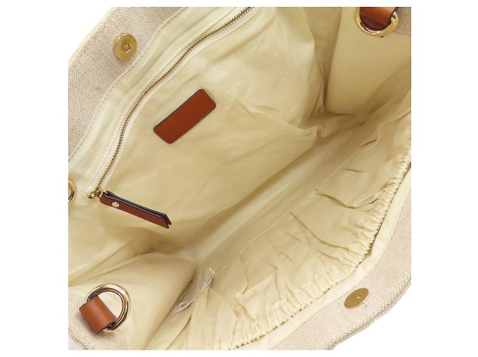 Chloé Muttertasche 2-Wege Tote Braun Beige - Ansicht 5