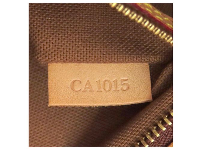 Borsa tote Batignolles Horizontal Louis Vuitton Marrone Monogramma - vista 7