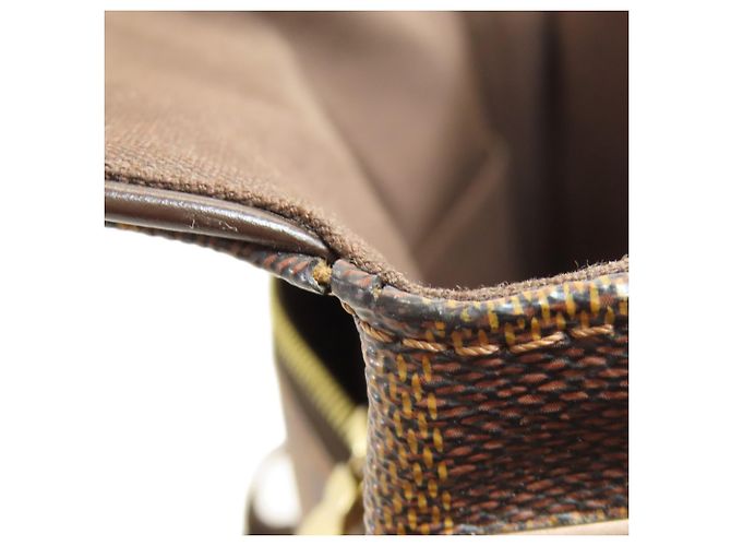 Borsa a Spalla Brooklyn MM N51211 di Louis Vuitton Marrone Damier ebene - vista 11