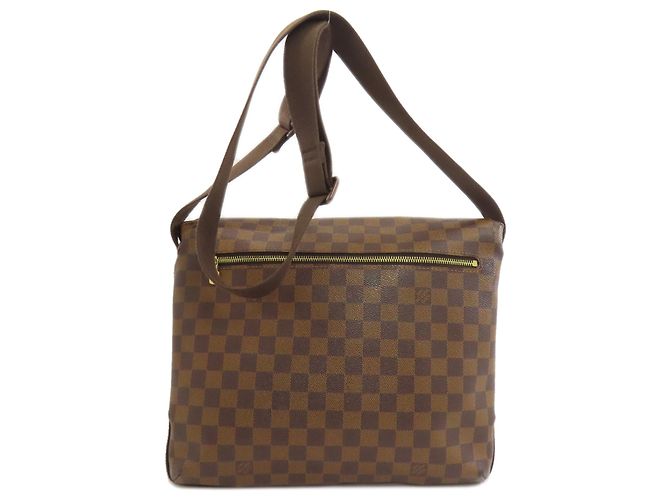 Borsa a Spalla Brooklyn MM N51211 di Louis Vuitton Marrone Damier ebene - vista 2